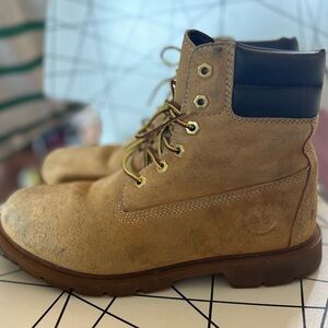 Timberland Vintage 90’s waterproof boots iconic wheat nubuck color sz 9 guc
